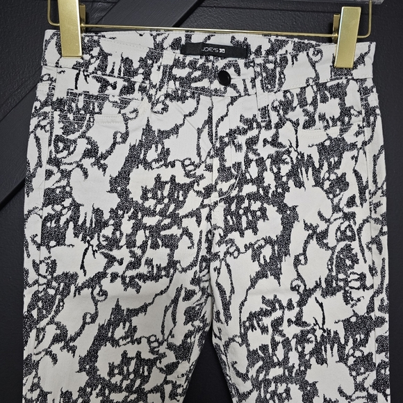 NWT ♥︎ JOE'S Jeans ♥︎ THE HIGH WATER Black & White Mid-Rise Ankle Length Pants - Picture 7 of 11